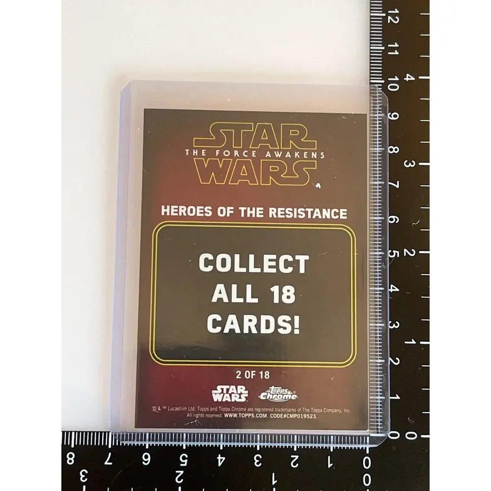2016 Topps Chrome Star Wars The Force Awakens Non-Sport Trading Card Rey No 2